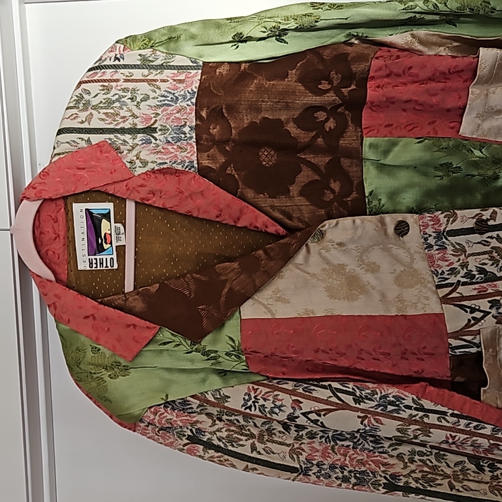 OTHER DESTINATION VINTAGE OVERSIZED BOHO BLAZER